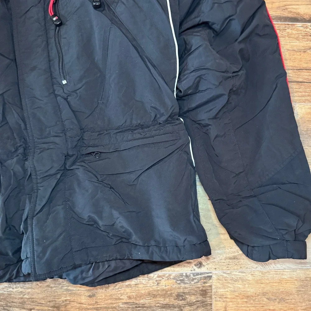 Vintage Tommy Hilfiger Puffer‎ Ski Style Jacket Men's Size XL Black Logo 2005